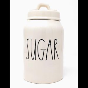 Rae Dunn White Sugar Canister